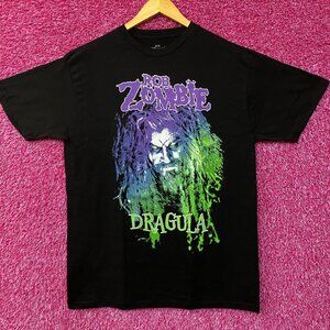 Rob Zombie Dragula Hellbilly Metal Band T-Shirt Large